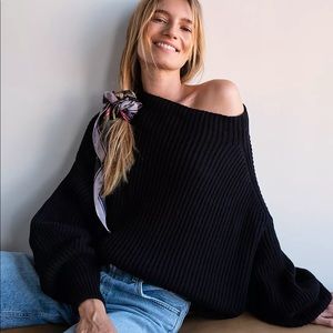 Free People Emmy Mock Neck Sweater